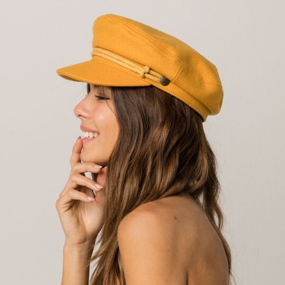 Free People Mustard Yellow Fisherman's Hat